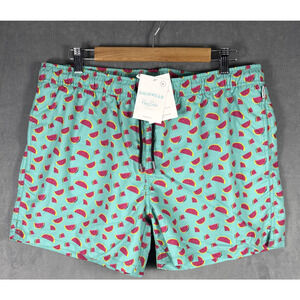 HAPPY‎ SOCKS Men's Summer Watermelon Mesh Lining Swimming Shorts X-Large NWT